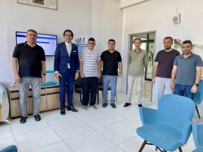 Milli Eğitim M&uuml;d&uuml;r&uuml; Saz'dan Kurtalan'a YKS Ziyareti