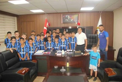 Minik sporculardan Eş Başkan Bingöl’e ziyaret