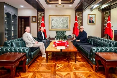 Muş ve Bitlis Valilerinden Siirt Valisi Kızılkaya'ya Taziye Ziyareti
