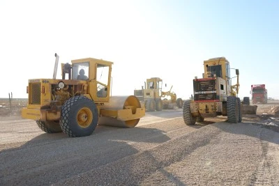 Nusaybin'de çevre yolu çalışması