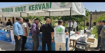 Nusaybin'de yetim ve ihtiya&ccedil; sahipleri yararına kermes d&uuml;zenlendi
