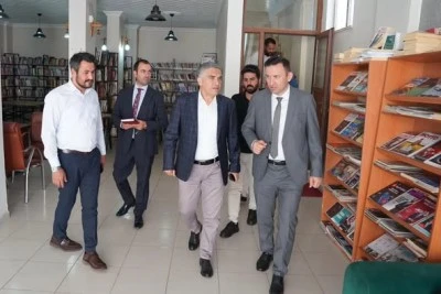 Pervari’de Gençlik Merkezi ve Kütüphane İncelendi