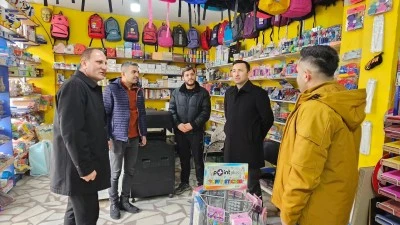 Pervari&rsquo;de Kaymakam ve Belediye Başkanından Esnaf Ziyareti