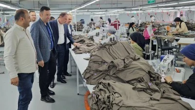Pervari&rsquo;de Tekstil Fabrikasına Ziyaret