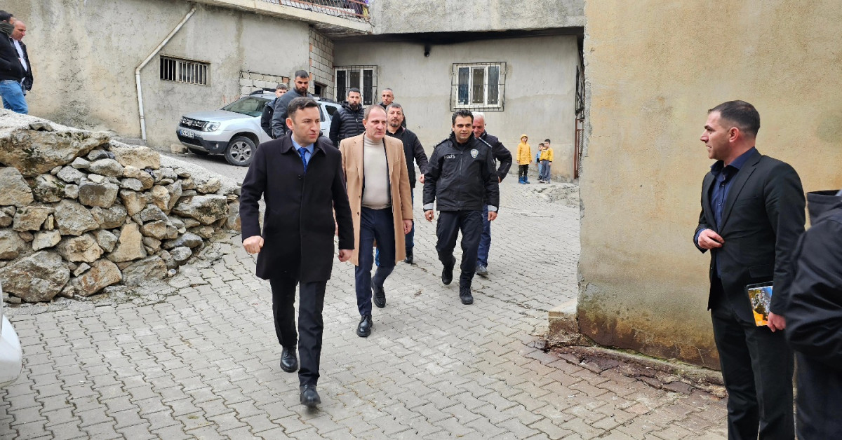 Pervari’de yangın mağduru aileye destek