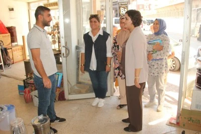 Sarıtaş ve Belediye Eş Başkanları Esnafla Bir Araya Geldi