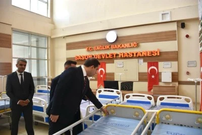 Sason'da vatandaşlara hasta yatağı desteği