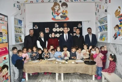 Sason Kaymakamı Başar, anaokulu öğrencileriyle buluştu