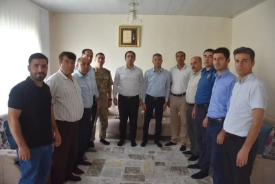 Sason Kaymakamı Başar'dan 15 Temmuz gazisine ziyaret