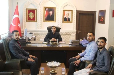 Savur Kaymakamı Buyuran'a &quot;hayırlı olsun&quot; ziyareti