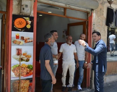 Savur Kaymakamı Buyuran esnafı ziyaret etti