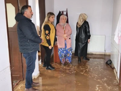 Selden Zarar G&ouml;ren Kurtalan&rsquo;da Belediye &Ccedil;alışmaları Devam Ediyor
