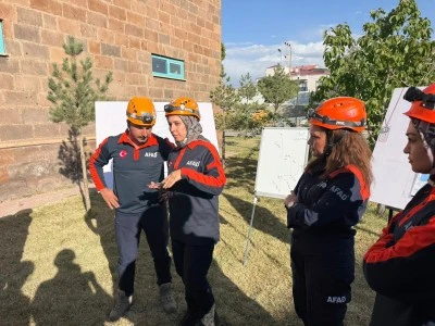 Siirt AFAD personeli hazırlık eğitiminde