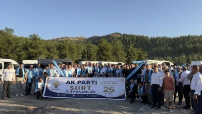 Siirt AK Parti teşkilatı, Malazgirt Zaferi&rsquo;nin yıl d&ouml;n&uuml;m&uuml; i&ccedil;in yola &ccedil;ıktı