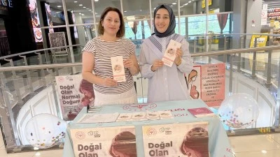 Siirt'te AVM’de Normal Doğumun Faydaları Anlatıldı