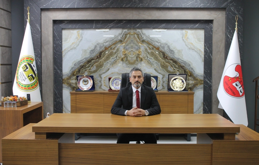 Siirt Barosu Başkanı Muhammed Alptekin Yeniden Adaylığını A&ccedil;ıkladı
