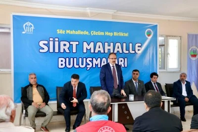Siirt Belediyesi Mahalle Buluşmaları Afetevler’de Başladı