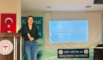 Siirt Eğitim ve Araştırma Hastanesi&rsquo;nde Enfeksiyon Kontrol&uuml; Eğitimi