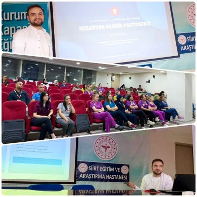 Siirt Eğitim ve Araştırma Hastanesinde &ldquo;Sezaryen Klinik Protokol&uuml;&rdquo; eğitimi
