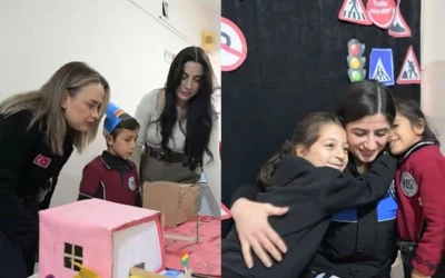 Siirt Emniyet M&uuml;d&uuml;rl&uuml;ğ&uuml;&rsquo;nden &ouml;ğrencilere anlamlı ziyaret