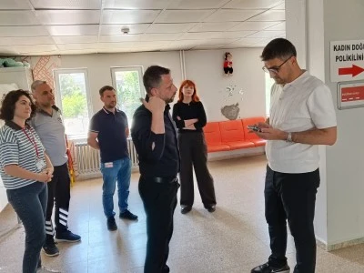 Siirt İl Sağlık M&uuml;d&uuml;r&uuml; Hacıoğlu'ndan Pervari Devlet Hastanesi'ne denetim ziyareti