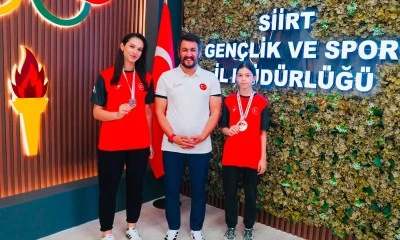 Siirt&rsquo;in Gen&ccedil; Tekvandocularından &Ccedil;ifte Başarı