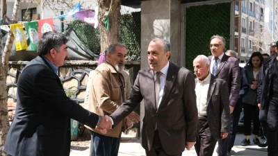 Siirt'in Komşu ilinde AK Parti'den DEM Parti'ye &quot;geçmiş olsun&quot; ziyareti