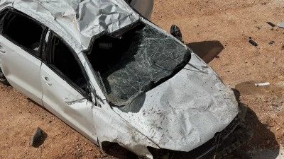 Siirt'in komşu ilinde yan yola düşen otomobildeki 1 kişi öldü, 5 kişi yaralandı