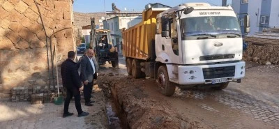 Siirt’in O İlçesinde Doğalgaz Çalışmaları Başladı