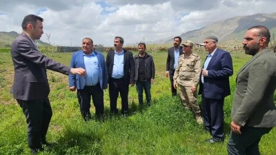 Siirt&rsquo;in Pervari İl&ccedil;esinde İ&ccedil;me Suyu İ&ccedil;in Sondaj &Ccedil;alışması