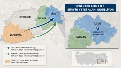 Siirt'in Yetki Alanı Genişliyor! Batman, Şanlıurfa'dan Ayrılıp Siirt'e Bağlanacak