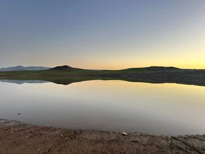 Siirt Kurtalan&rsquo;da Sulama G&ouml;leti Yağışlarla Yeniden Canlandı