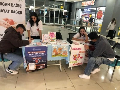 Siirt Park AVM’de Organ Bağışı Standına Yoğun İlgi