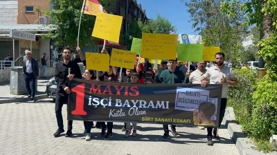 Siirt&rsquo;te 1 Mayıs Kutlandı