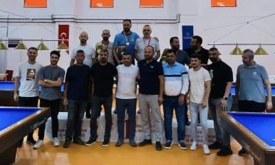 Siirt’te 3 Bant Bilardo İl Şampiyonası Tamamlandı