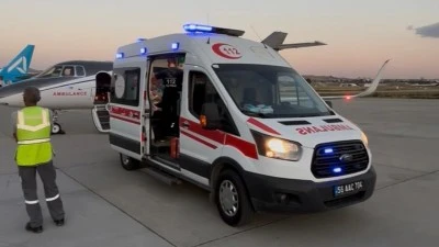 Siirt&rsquo;te 8 g&uuml;nl&uuml;k bebek hava ambulansıyla Ankara&rsquo;ya sevk edildi