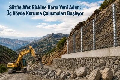 Siirt'te Afet Riskine Karşı Yeni Adım!