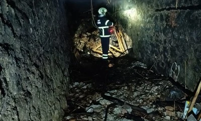 Siirt'te yangın! Ahır küle döndü