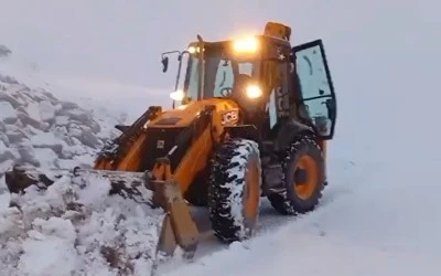 Siirt’te Beklenen Kar Yağışı Başladı