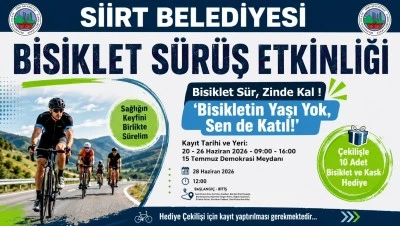 Siirt&rsquo;te Bisiklet Kazandıran Etkinlik: Katılanlara 10 Bisiklet Hediye