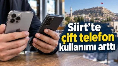 Siirt&rsquo;te &ccedil;ift telefon kullanımı arttı