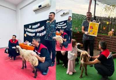 Siirt&rsquo;te &Ccedil;ocuklara Hayvan Sevgisi Dersi!