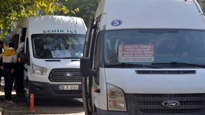 Siirt’te Dolmuş Ücretlerine Zam