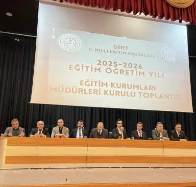 Siirt’te Eğitim Çalışmaları Müdürler Kurulu Toplantısında Ele Alındı