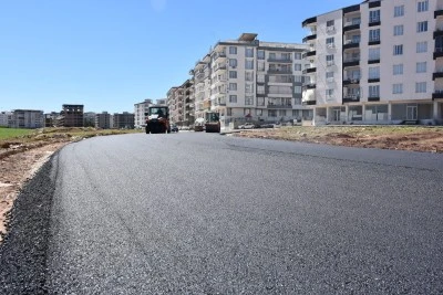 Siirt'te Eğitim ve Araştırma Hastanesi Bağlantı Yolunda Asfalt &Ccedil;alışması
