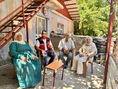 Siirt'te Gazi Ailesine Anlamlı Ziyaret