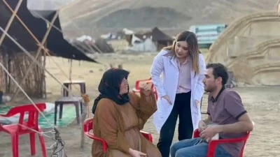 Siirt’te göçebe vatandaşlara kırsalda sağlık taraması