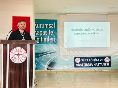 Siirt&rsquo;te hastane personeline &ldquo;Bilgi G&uuml;venliği ve Siber Farkındalık&rdquo; eğitimi verildi