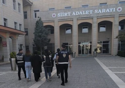 Siirt'te hırsızlık olaylarına karıştıkları iddiasıyla 3 kadın tutuklandı