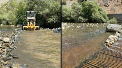 Siirt’te Hizan ve Hesko Su Hatlarında Bakım ve Temizlik Çalışması